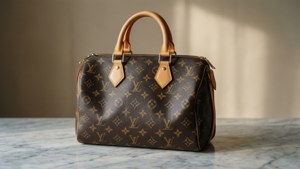 Elegant LV Speedy Closeup