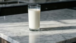 Elegant Milk on Marble