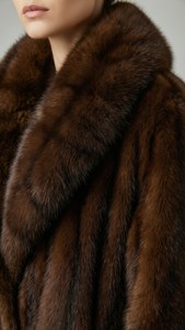 Elegant Mink Fur Coat