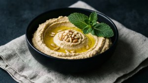 Elegant Mint Hummus