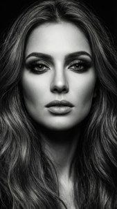 Elegant Monochrome Portrait