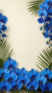 Elegant Orchid Border