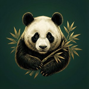 Elegant Panda Logo