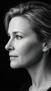 Elegant Profile Monochrome
