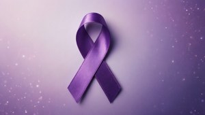 Elegant Purple Ribbon