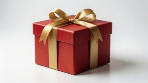 Elegant Red Gift Box