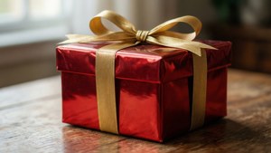 Elegant Red Gift Box
