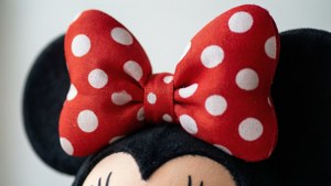 Elegant Red Polka Dot Bow