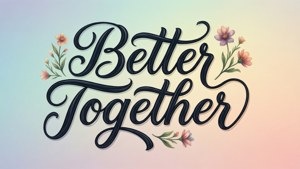 Elegant Script Quote