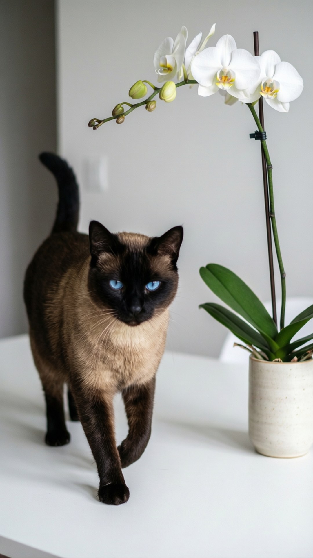 Elegant Siamese by Wallpapers.art Studio