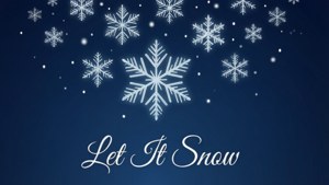 Elegant Snowflake Night