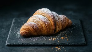 Elegant Sugar Dusted Croissant