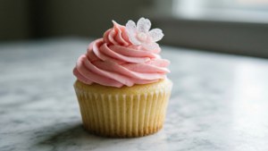 Elegant Vanilla Cupcake