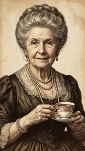 Elegant Vintage Grandma