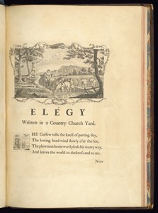 Elegy Written in a Country Church Yard.