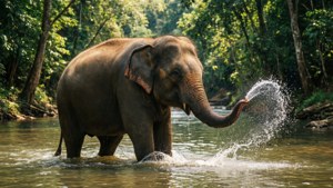 Elephant River Splash