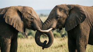 Elephants' Love Heart