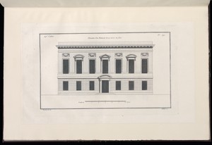 Elevation d'un Bàtiment de 14 toises de face