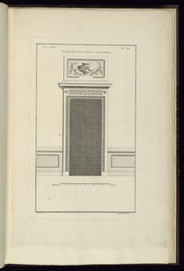 Elevation d'une Porte a placard a deux vanteaux