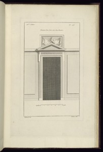 Elevation d'une Porte entre deux Pilastres