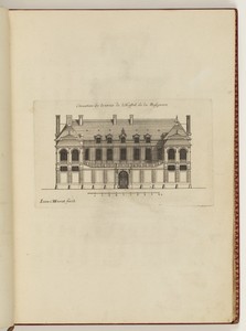 Elevation de l’entrée de l’Hostel de la Basignere