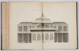 Elévation du Kiosque du côté de l'Entrée.