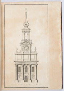 Elévation du Portail de l'Eglise de Bonsecours.