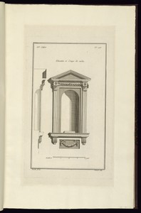 Elevation et Coupe de niche