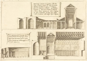 Elevation of Churches including the Holy Manger