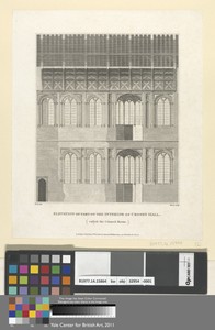 Elevation of Part of the Interior of Crosby Hall (Council Room)