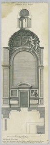 Elevation of the Fonsechi Chapel in San Lorenzo