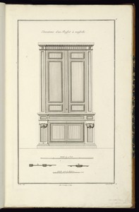 Elevations d'un Buffet à vaisselle