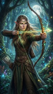 Elf Archer Moonlight