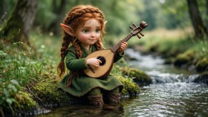 Elf Maiden by Stream