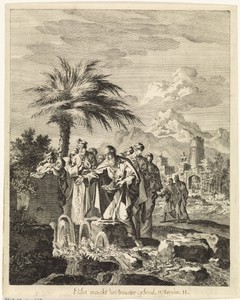 Elisa strooit zout in de bron van Jericho