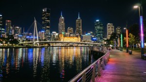 Elizabeth Quay Night Lights