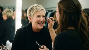 Ellen Backstage Makeup