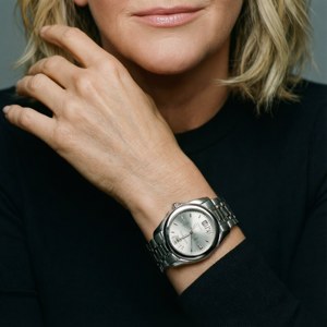 Ellen Silver Timepiece Closeup