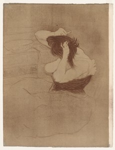 Elles: Woman Combing Her Hair