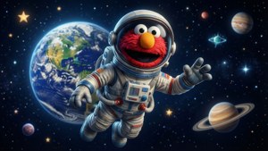 Elmo Astronaut