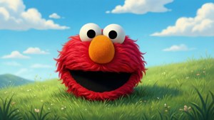 Elmo on a Hill