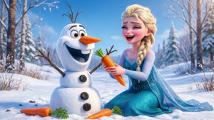 Elsa and Olaf Play