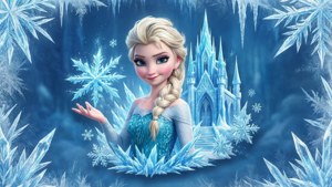 Elsa Ice Queen Sticker