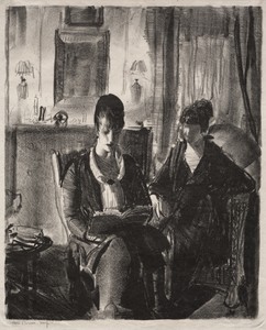 Elsie Reading to Emma, First Stone
