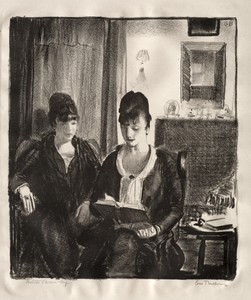 Elsie Reading to Emma, Second Stone