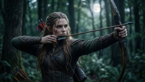 Elven Archer Moonlight
