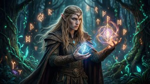 Elven Mages in Dark Forest