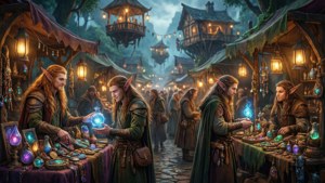 Elven Market Floating