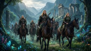 Elven Scouts Riding