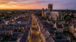 Ely Skyline at Dusk